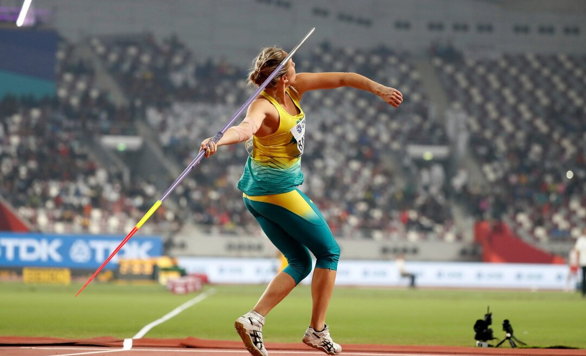 俄罗斯选手在女子中长跑赛中夺冠